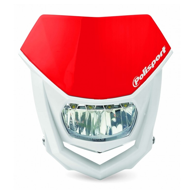 Maska so svetlom POLISPORT HALO LED červená CR04