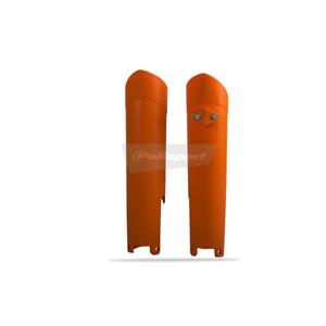 kryty  prednej vidlice POLISPORT 8398500001 (pár) oranžová KTM