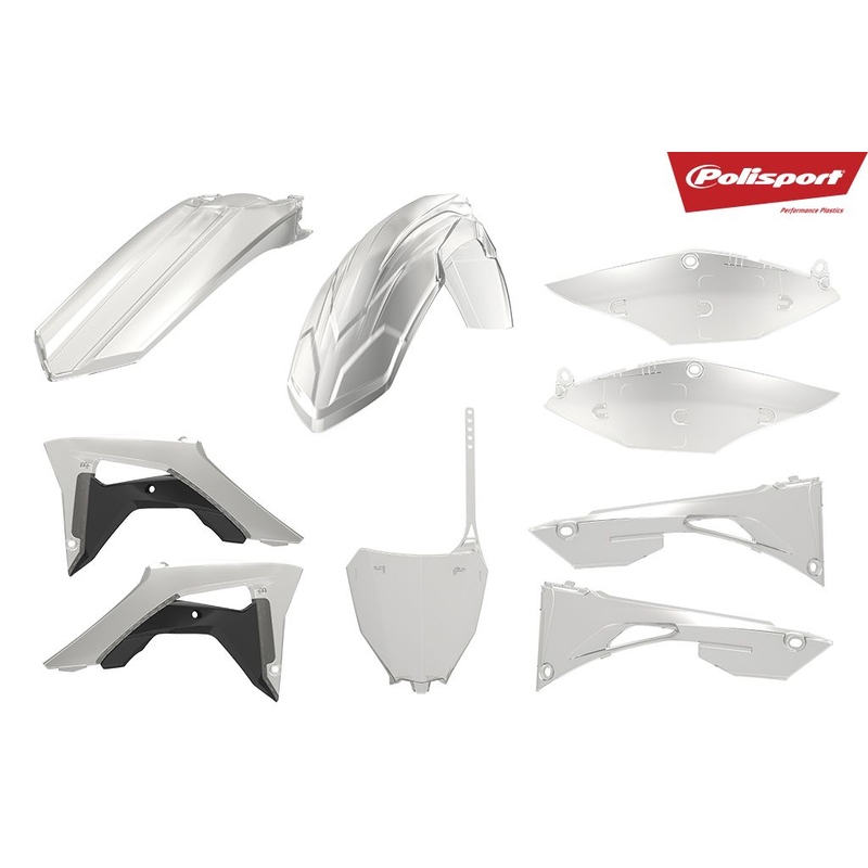 Sada plastov POLISPORT priehľadná 99 pre HONDA CRF 450 R 2017-2020, HONDA CRF 250 R 2018-2021