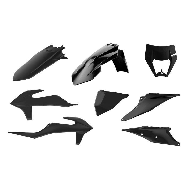 Sada plastov POLISPORT čierna