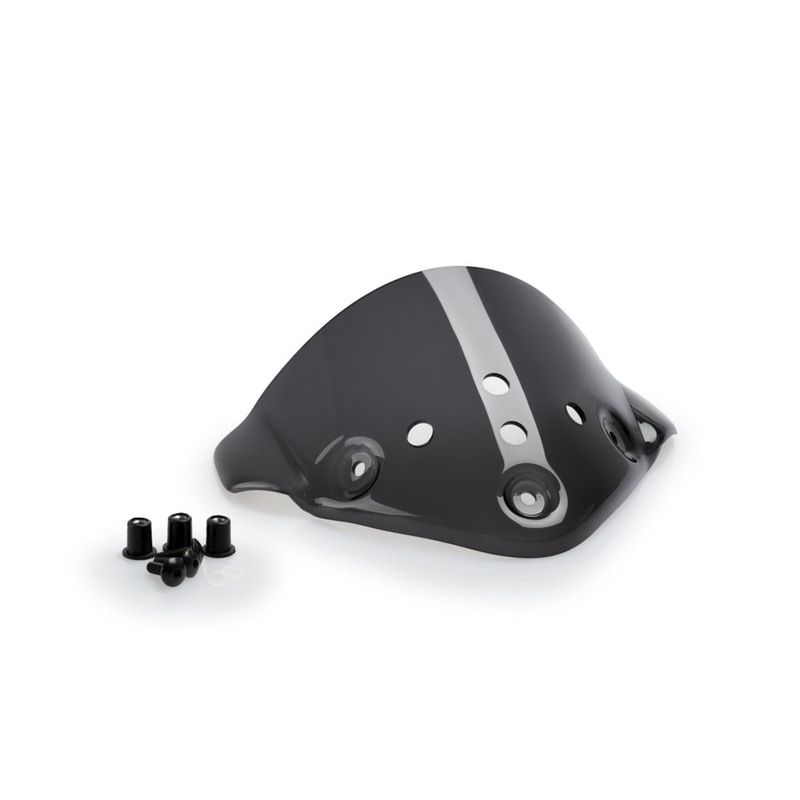Maska PUIG CAFE RACER tmavá dymová 173mm x 120mm
