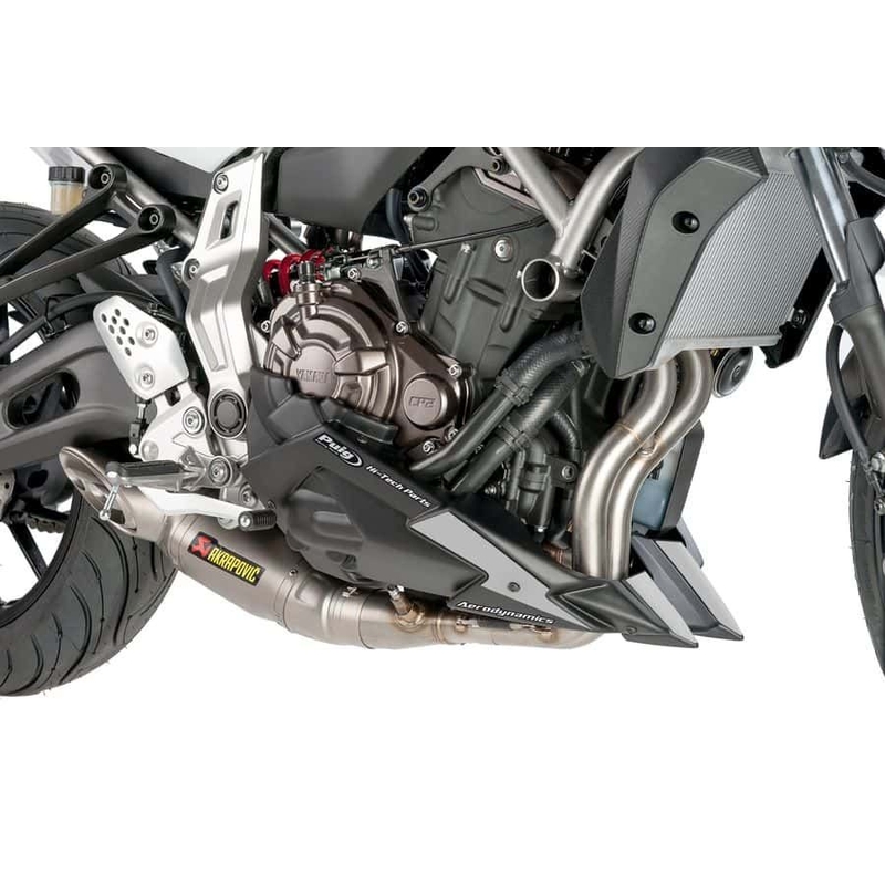 Spojler motora PUIG matná čierna vrátane samolepiek