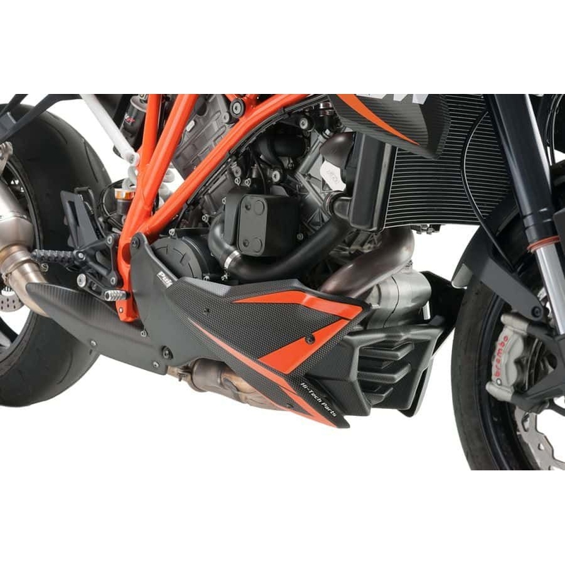 Spojler motora PUIG karbónový vzhľad vrátane samolepiek