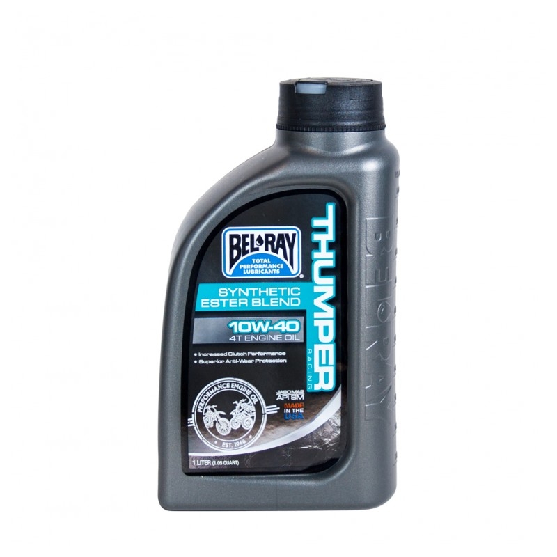 Motorový olej Bel-Ray THUMPER RACING SYNTHETIC ESTER BLEND 4T 10W-40 1 l