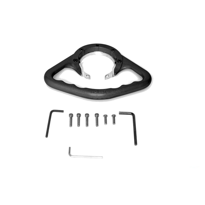 Závesy pre cestujúcich PUIG čierna pre KAWASAKI Ninja 250 R 2008-2012, KAWASAKI EX Ninja 300 2013-2015