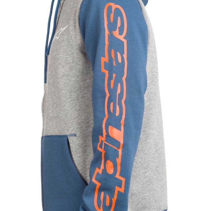 Mikina Alpinestars Machine Fleece šedo-modrá výpredaj