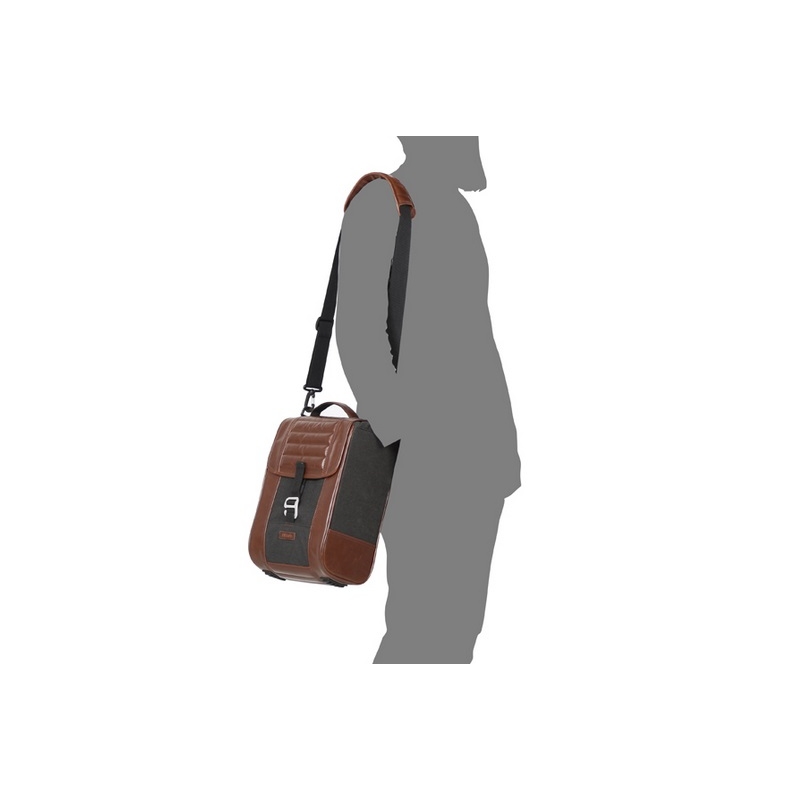 Bočná taška na motorku SHAD CAFE RACER SR38 10l Hnedý