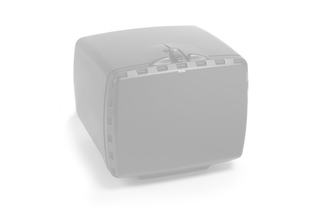 Vrchný kufor PUIG MEGA BOX 2328R červené 100l, so zámkom