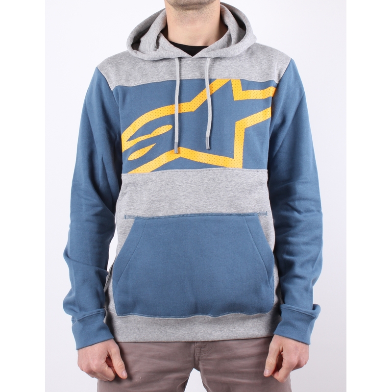 Mikina Alpinestars Protocol Fleece šedo-modrá