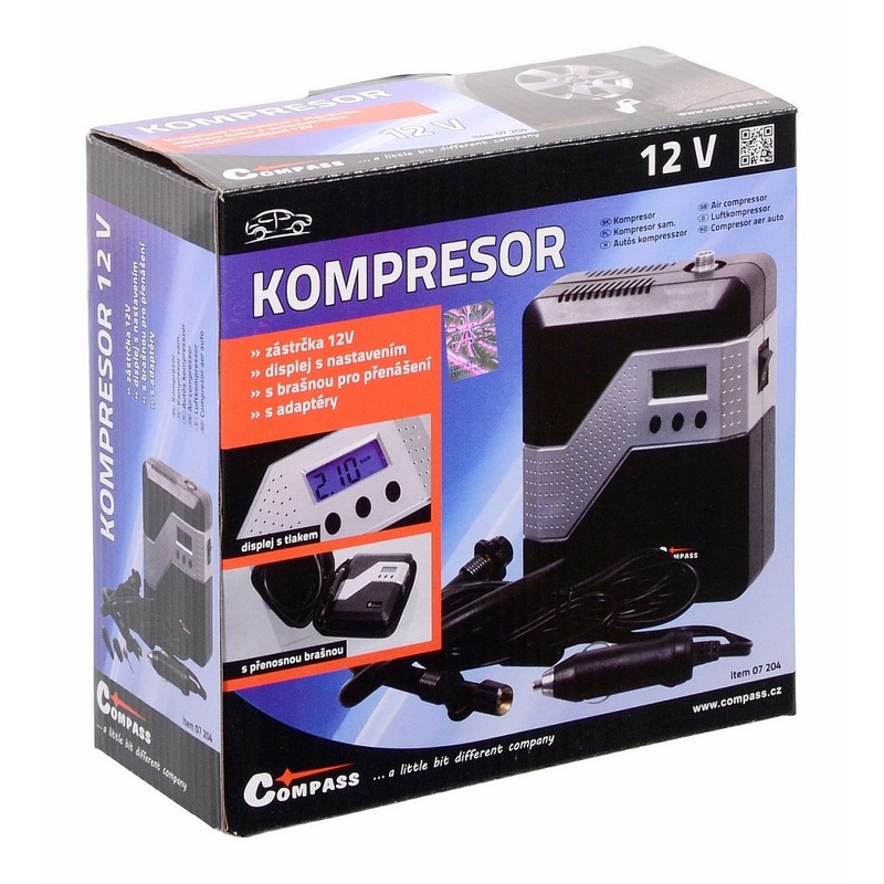 Kompresor 12V BRICK digitálny