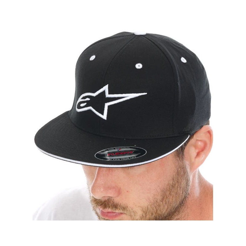 Šiltovka Alpinestars Ageless Flatbill čierno-biela
