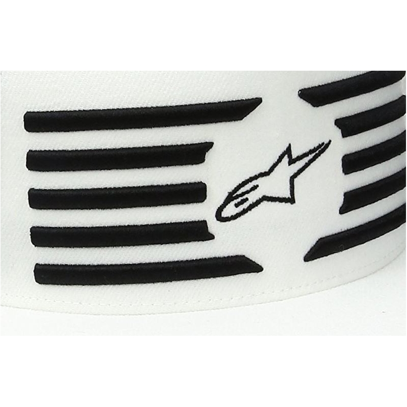 Šiltovka Alpinestars Pressure Snapback biela
