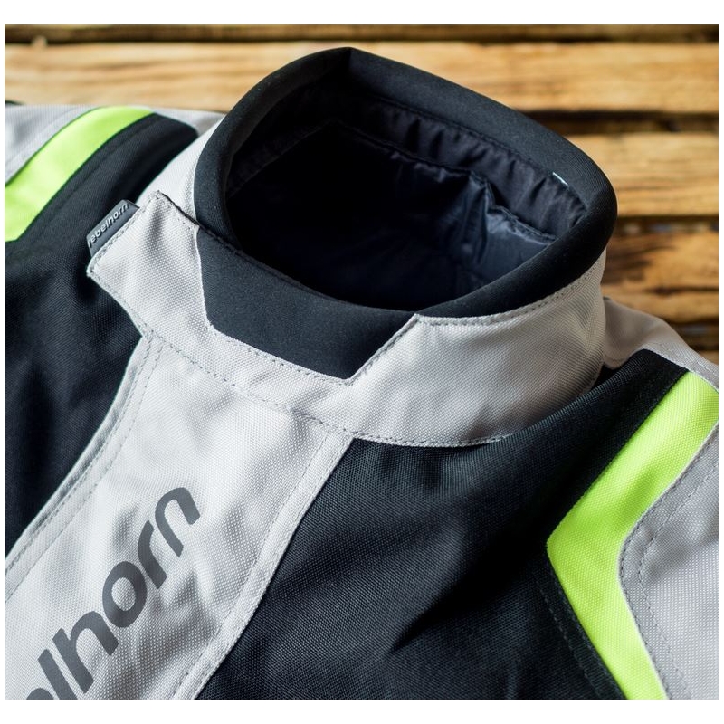 Moto bunda Rebelhorn Hiker Pre šedo-čierno-fluo žltá