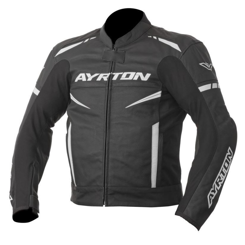 Bunda na motocykel Ayrton Raptor čierno-biela výpredaj