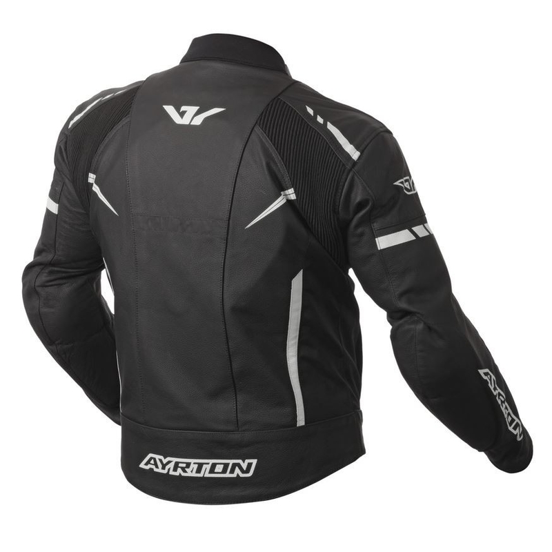 Bunda na motocykel Ayrton Raptor čierno-biela výpredaj