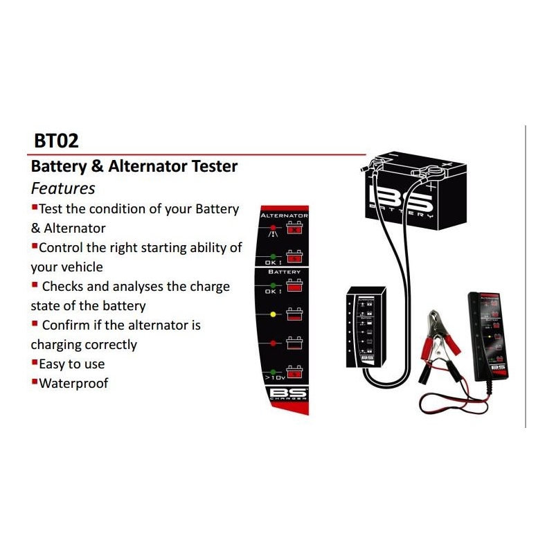 Tester batérie alternátoru BS-BATTERY