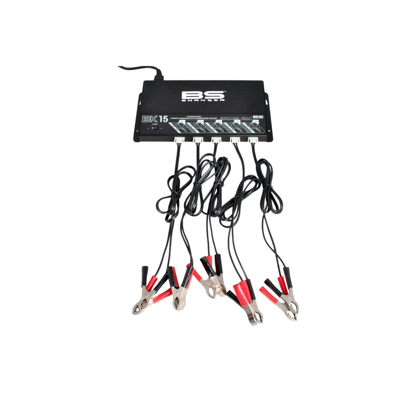Profesionálna  nabíjačka  pre 5 batérií BS-BATTERY 5 Bank charger 12V 5x1,5A
