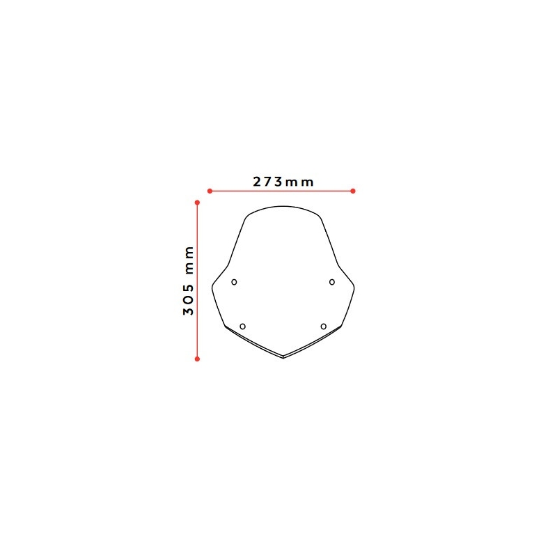 Plexi na motorku PUIG NEW GEN. SPORT tmavá dymová