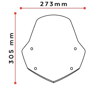Plexi na motorku PUIG NEW. GEN SPORT 3767H dymové