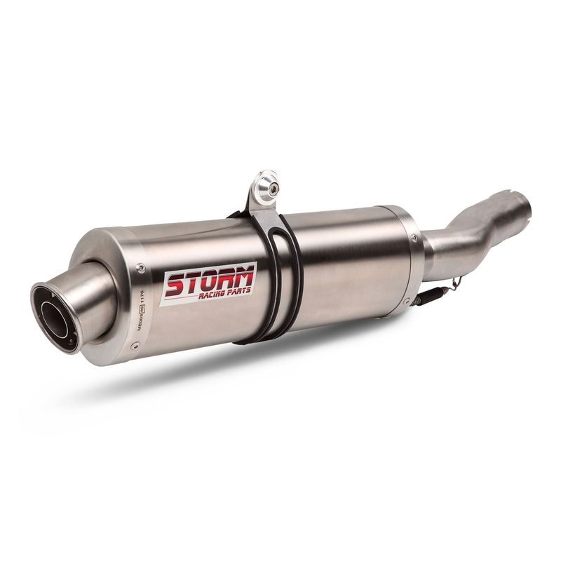 Koncovka výfuku STORM OVAL nerez pre BMW R 1200 R / RS 2011-2014
