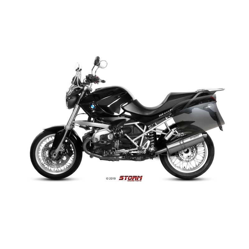 Koncovka výfuku STORM OVAL nerez pre BMW R 1200 R / RS 2011-2014