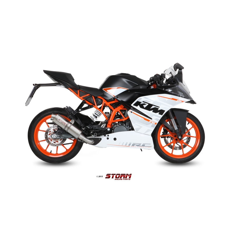 Výfuk kompletný 1x1 STORM GP nerez pre KTM RC 390 2014-2016