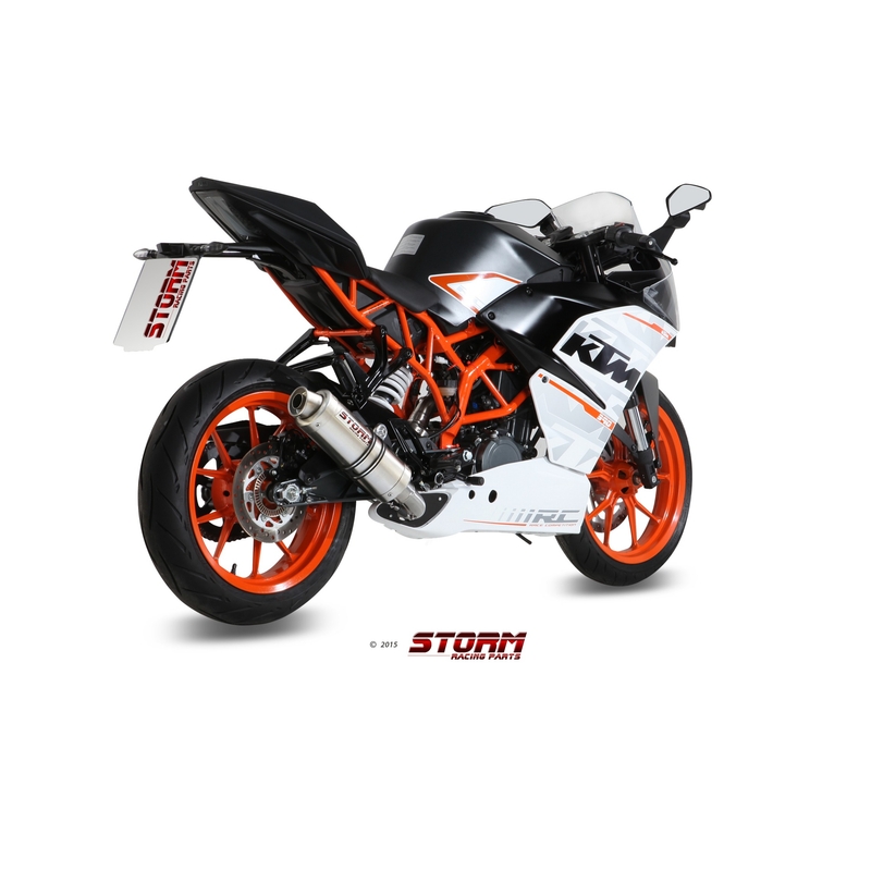 Výfuk kompletný 1x1 STORM GP nerez pre KTM RC 390 2014-2016