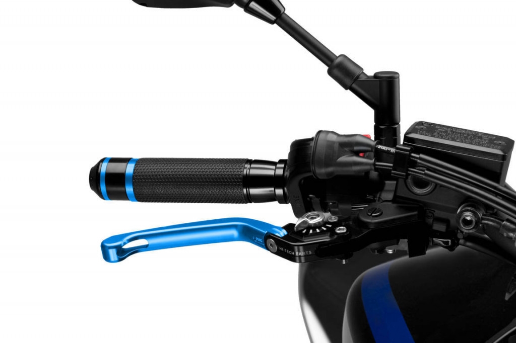 Páčka brzdy bez adaptéra PUIG 3.0 110AP skladacie modro/strieborný