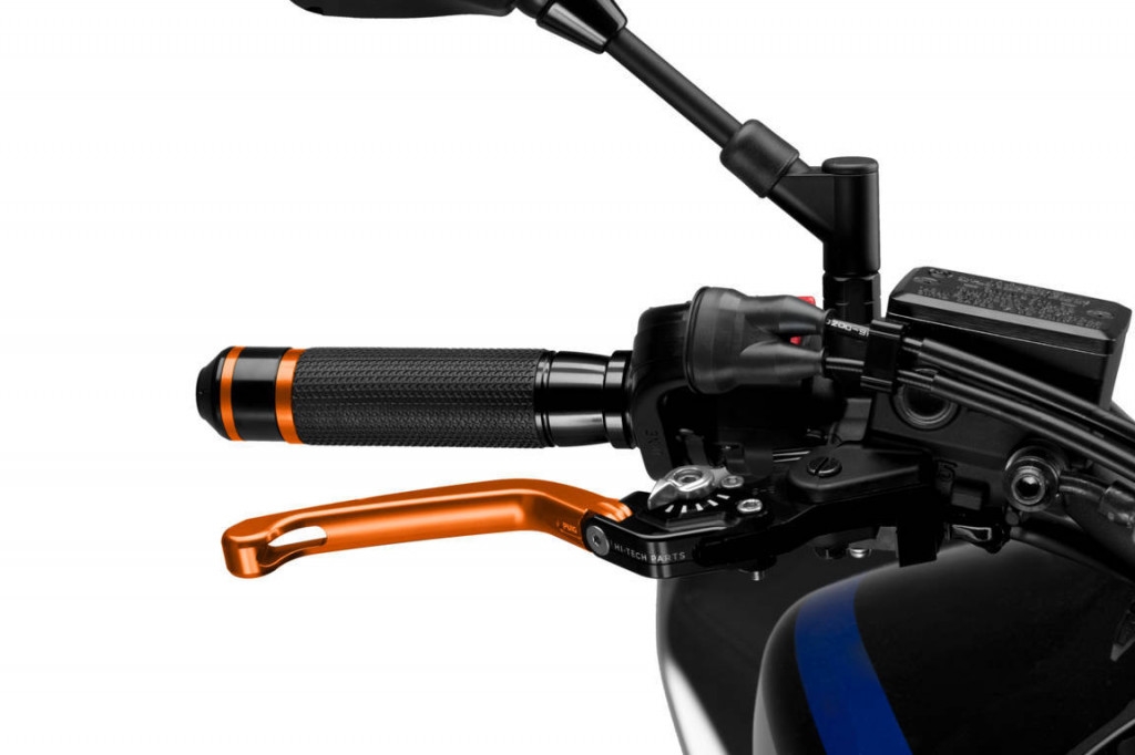 Páčka brzdy bez adaptéra PUIG 3.0 110TP skladacie oranžovo/strieborná
