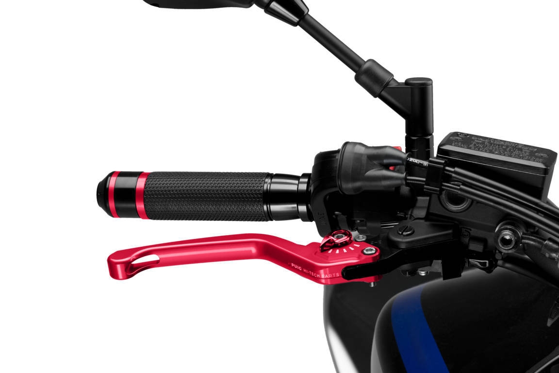 Páčka brzdy bez adaptéra PUIG 3.0 120RR dlhé červená/červená