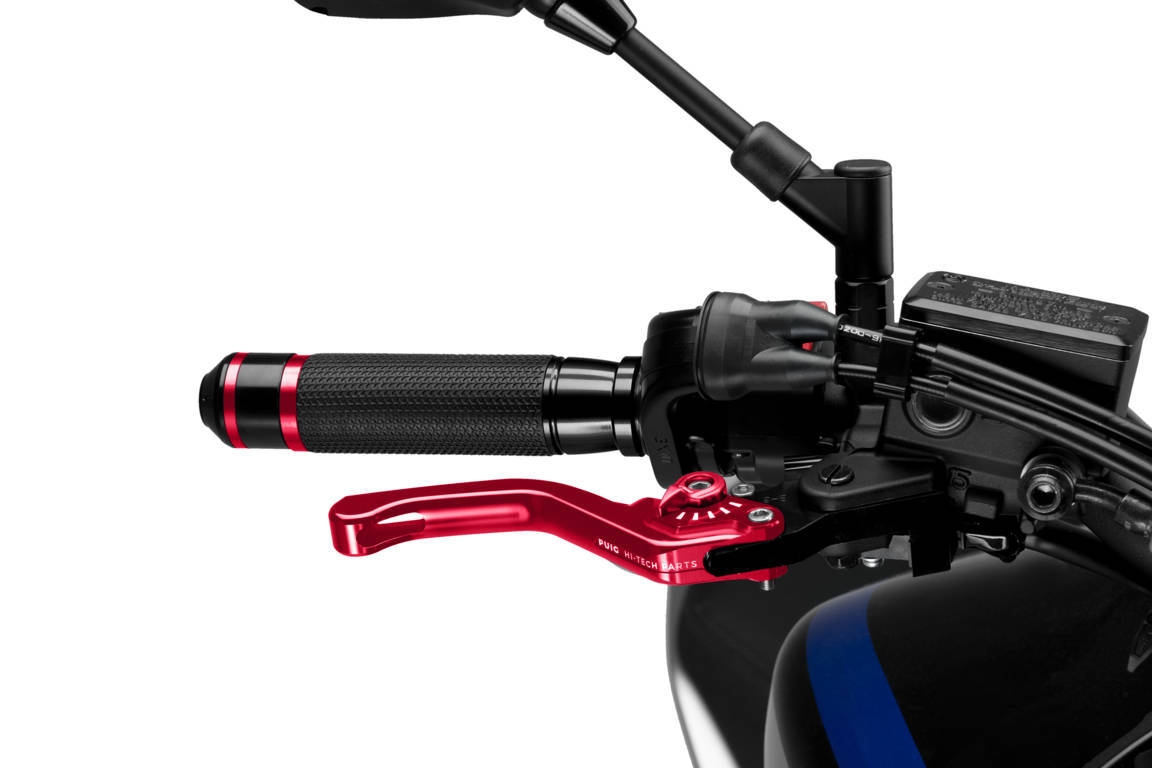 Páčka brzdy bez adaptéra PUIG 3.0 130RR krátke červená/červená