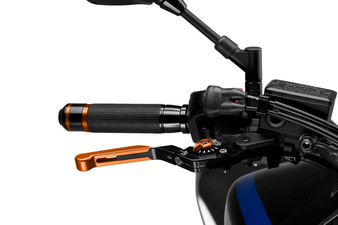 Páčka brzdy bez adaptéra PUIG 3.0 14TNT výsuvné skladacie oranžová/oranžová