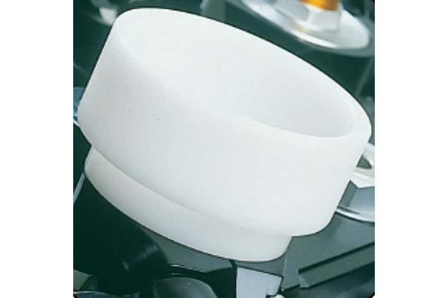Chrániče vidlíc PUIG 4202B biela D 48 mm (pár)