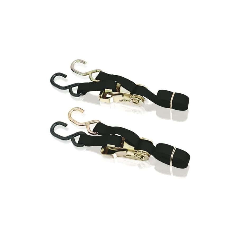 Popruhy PUIG TIE DOWN WITH HOOKS čierna Pár