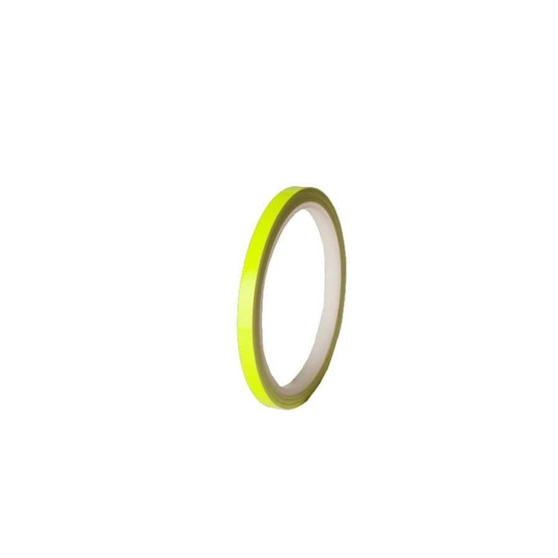 Linka na ráfik PUIG fluoroscentná žltá 7mm x 6mm (bez adaptéru)