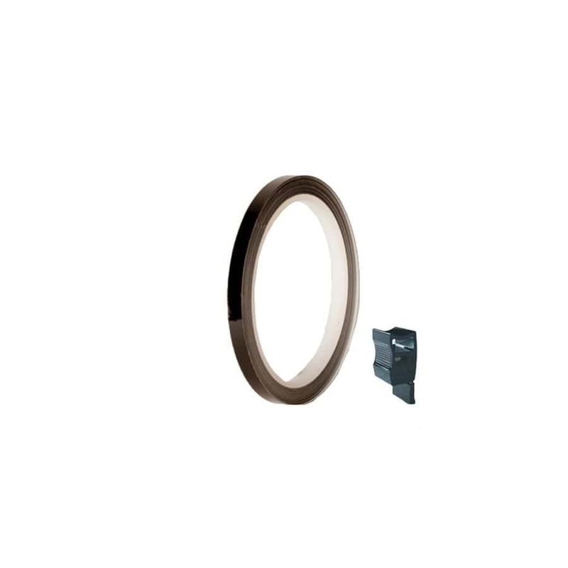 Linka na ráfik PUIG matná čierna 7mm x 6mm (s adaptérom)