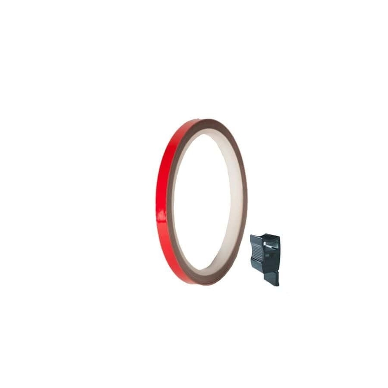 Linka na ráfik PUIG červené reflexné 7mm x 6mm (s adaptérom)