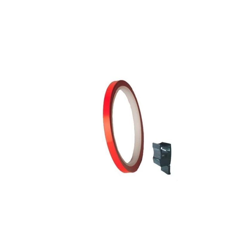 Linka na ráfik PUIG oranžové fluorescenčné 7mm x 6mm (s adaptérom)