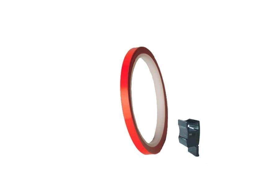 Linka na ráfik PUIG 4542T oranžové fluorescenčné 7mm x 6mm (s adaptérom)