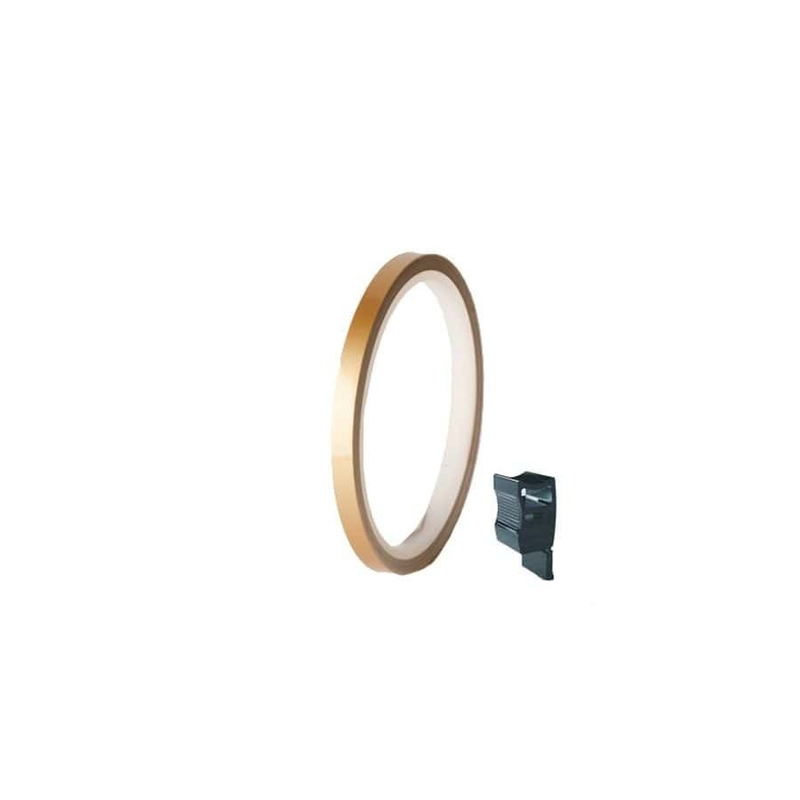 Linka na ráfik PUIG zlatá 7mm x 6mm (s adaptérom)