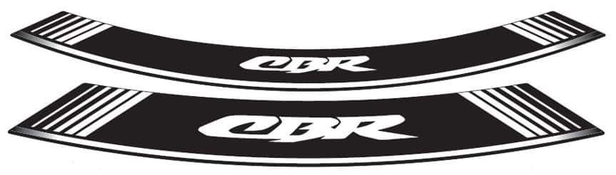 Linka na ráfik PUIG CBR 5524B biela linky na ráfik - sada 8ks