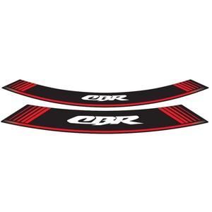 Linka na ráfik PUIG CBR 5524R červené linky na ráfik - sada 8ks