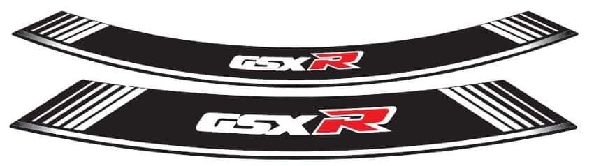 Linka na ráfik PUIG GSXR 5525B biela linky na ráfik - sada 8ks