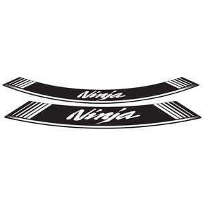 Linka na ráfik PUIG NINJA 5528B biela linky na ráfik - sada 8ks