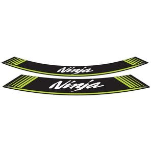 Linka na ráfik PUIG NINJA 5528V zelená linky na ráfik - sada 8ks