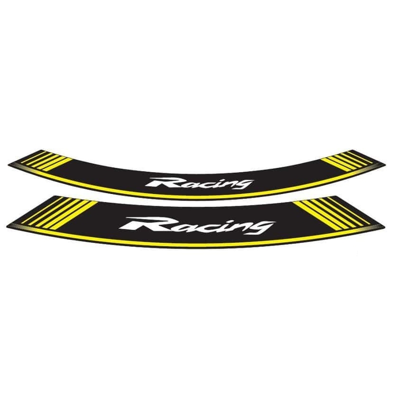 Linka na ráfik PUIG RACING žltá linky na ráfik - sada 8ks
