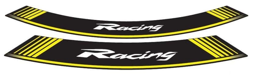 Linka na ráfik PUIG RACING 5531G žltá linky na ráfik - sada 8ks