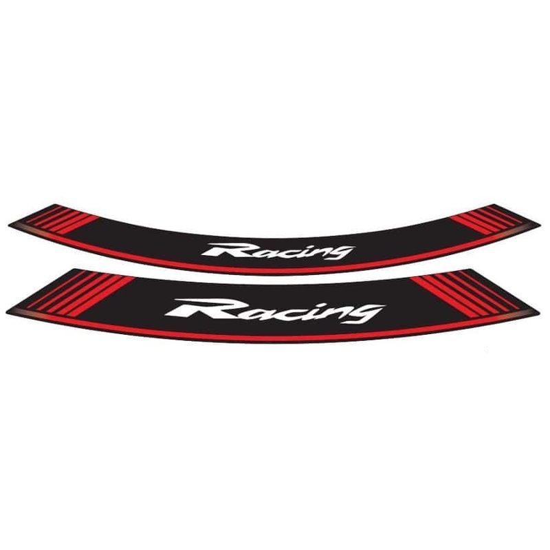 Linka na ráfik PUIG RACING červené linky na ráfik - sada 8ks