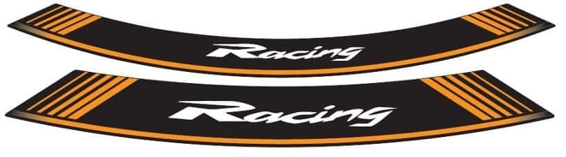 Linka na ráfik PUIG RACING 5531T oranžová linky na ráfik - sada 8ks