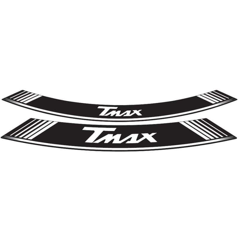 Linka na ráfik PUIG T-MAX biela linky na ráfik - sada 8ks